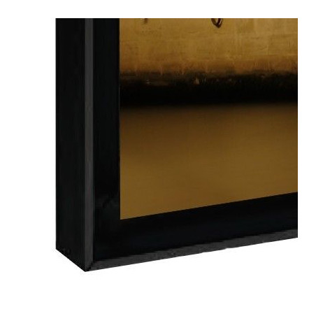 Caisse américaine Anodisé noir satiné 30x40cm